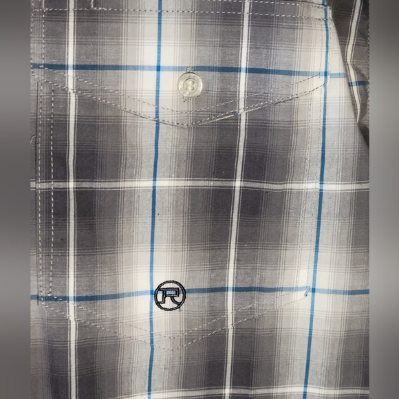 Men's Roper long sleeve snap down - Picture 2 of 4